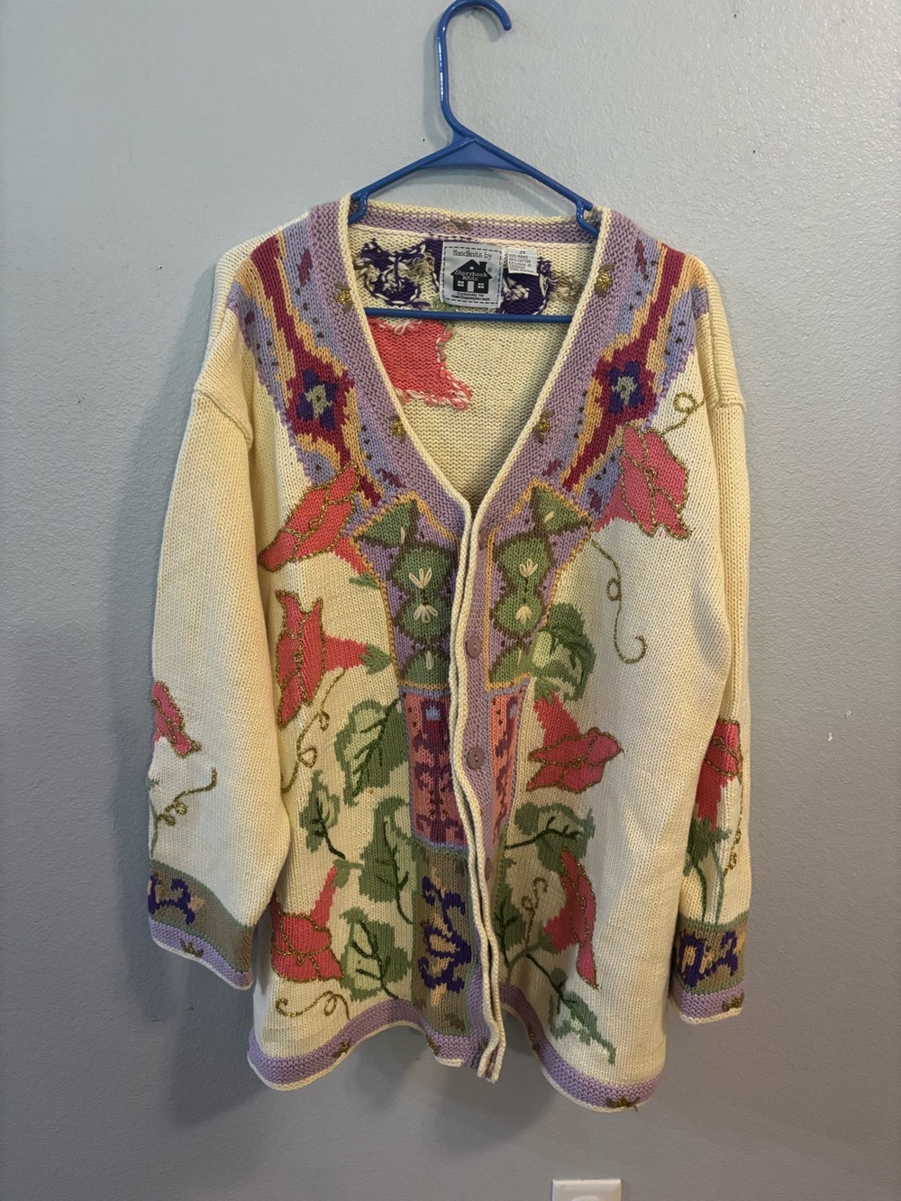 StoryBook Knits Lilies 2x Sweater